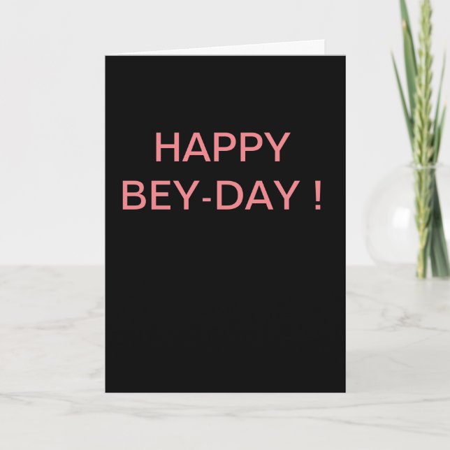 Happy bey-day card (Front)
