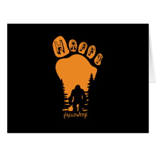 Happy Big Foot Halloween