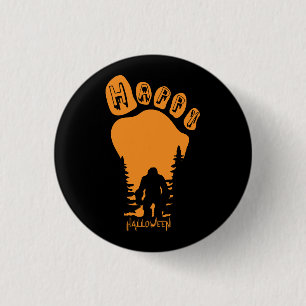 Happy Big Foot Halloween 3 Cm Round Badge