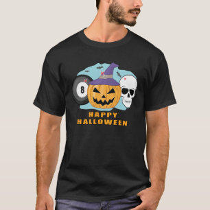 Happy Billiard Halloween - Spooky T-Shirt