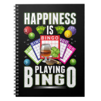 Happy Bingo Player Men Women Funny Bingo