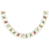 Happy Bird Day Cartoon Birds Themed Birthday