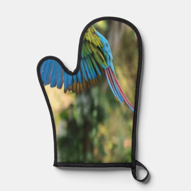 happy bird oven mitt (Front)