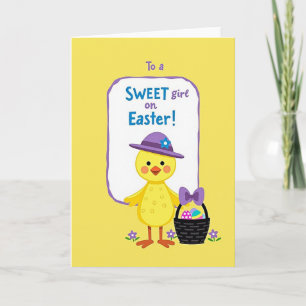 Happy Bird Pattern Easter Card
