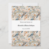 Happy Birds Watercolor Baptism