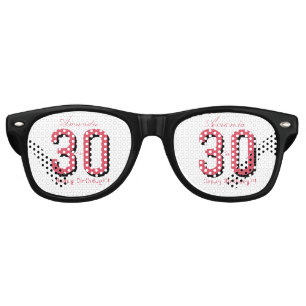 Happy Birhday Napkin Retro Sunglasses