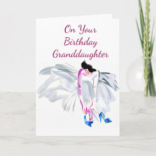 HAPPY **BIRHTDAY GRANDDAUGHTER** CARD
