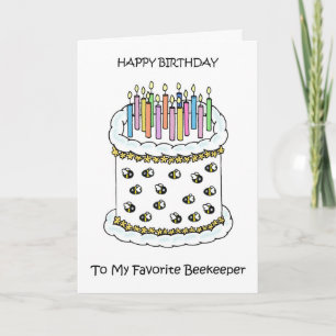 Happy Birtdhay to Beekeeper Card