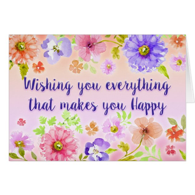 Happy Birthday (Front Horizontal)