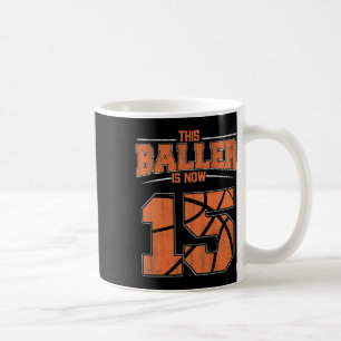 Happy Birthday 15 Year Old Bysketbyll Boys Fifteen Coffee Mug