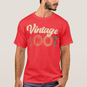Happy Birthday 15th 15 Year Old Vintage Gift Men W T-Shirt