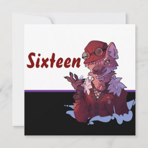 Happy Birthday 16 wolf, sweet 16