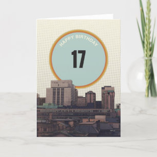 Happy Birthday  17 Years Old Card