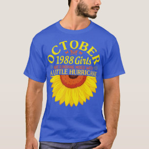 Happy Birthday 32 Years Old Born In October 1988 G T-Shirt