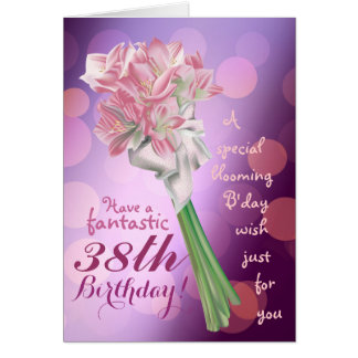 38th Birthday Cards, Invitations, Photocards & More