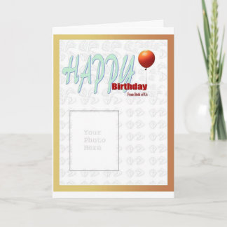 Happy Birthday 4- From Both of Us Card