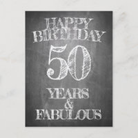 Happy Birthday - 50 Years & Fabulous