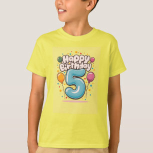 Happy Birthday 5  T-Shirt