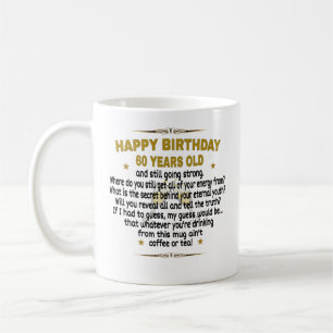 Happy Birthday 60 Years Old Coffee Mug