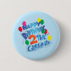 Happy Birthday 6 Cm Round Badge