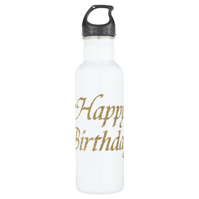 Happy Birthday 710 Ml Water Bottle (Front)