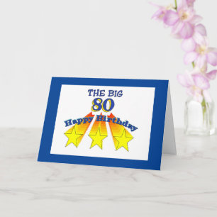 Happy Birthday 80 Christian Card