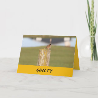 Happy Birthday A Bird Told Me It is your birthday Card