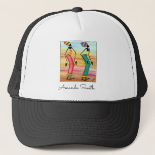Happy Birthday Abstract Inspirational Walk Trucker Hat