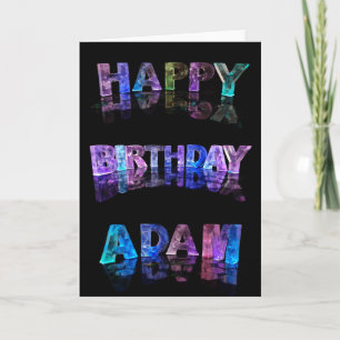 Happy Birthday Adam Card