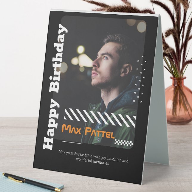 Happy Birthday Adult Personalise  (In SItu (Table))