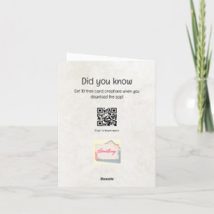 "Happy Birthday" Ai Greeting Card