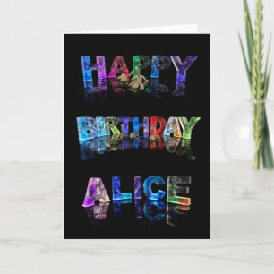 Happy Birthday Alice Card