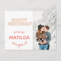 happy birthday always late fun photo