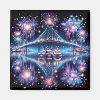 Happy Birthday America Magnet