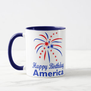 Happy Birthday America Mug