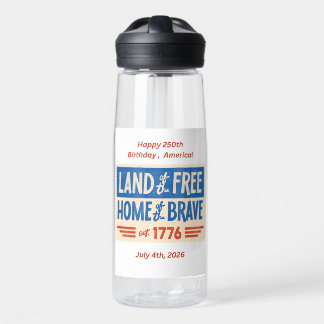 Happy Birthday, America! Water Bottle