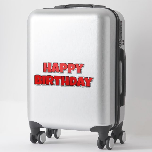 Happy Birthday and Have a Nice Day (Suitcase)