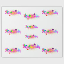 Happy Birthday and Stars -