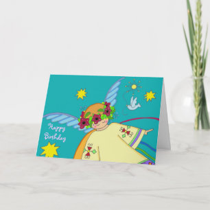 Happy Birthday Angel Card