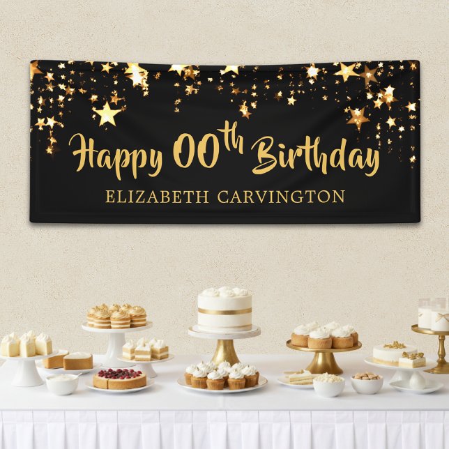 Happy Birthday - ANY YEAR Personalised Banner (Creator Uploaded)