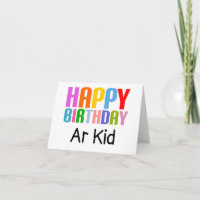 Happy Birthday Ar kid