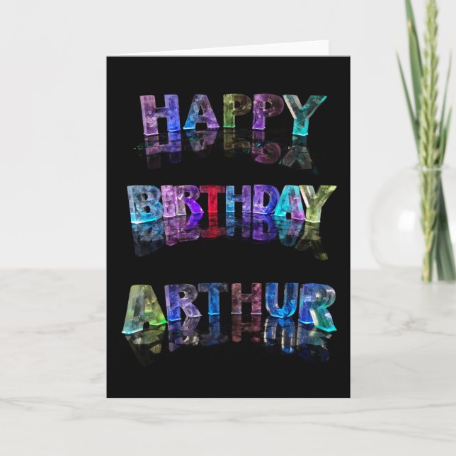Happy Birthday Arthur Card (Front)