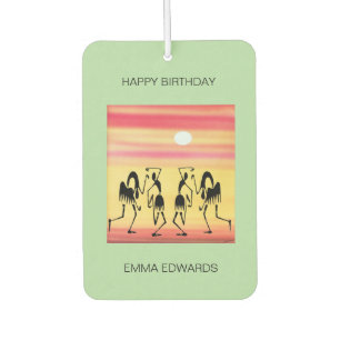 Happy Birthday, Awesome African Break Dance Moves Car Air Freshener