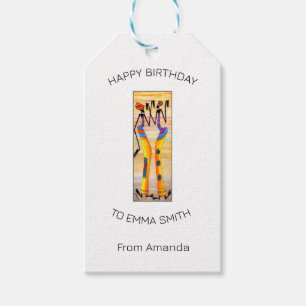 Happy Birthday, Awesome Dance Gift Tag