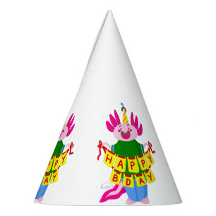 happy birthday Axolotl Party Hat