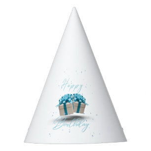 Happy Birthday Baby Blue Party Hat