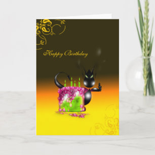 Happy Birthday Baby Dragon Birthday Cake Purple Ye Card