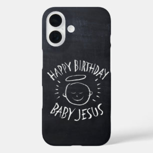 Happy Birthday Baby Jesus - Christian Christmas iPhone 16 Case
