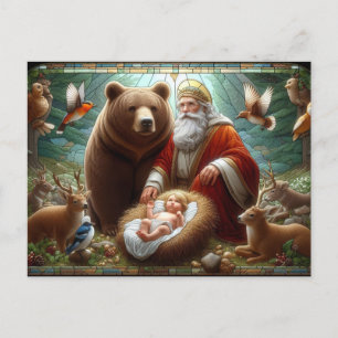 Happy Birthday baby Jesus  Postcard