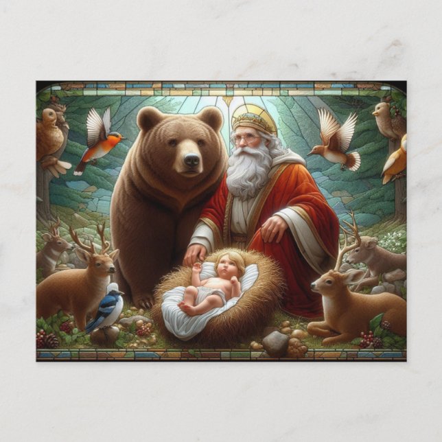 Happy Birthday baby Jesus  Postcard (Front)